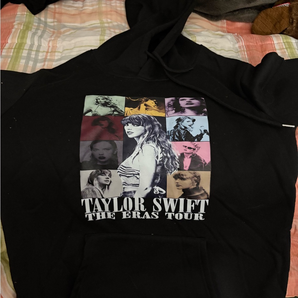 Taylor Swift The Eras Tour Black Hoodie
